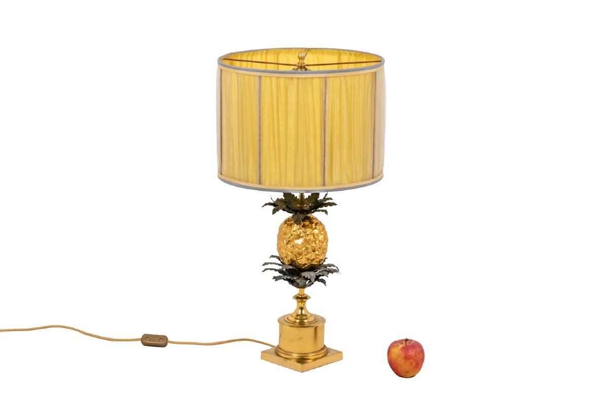 Maison Charles, Lampe Ananas En Bronze, Années 1960 - Ls4523511 -photo-2