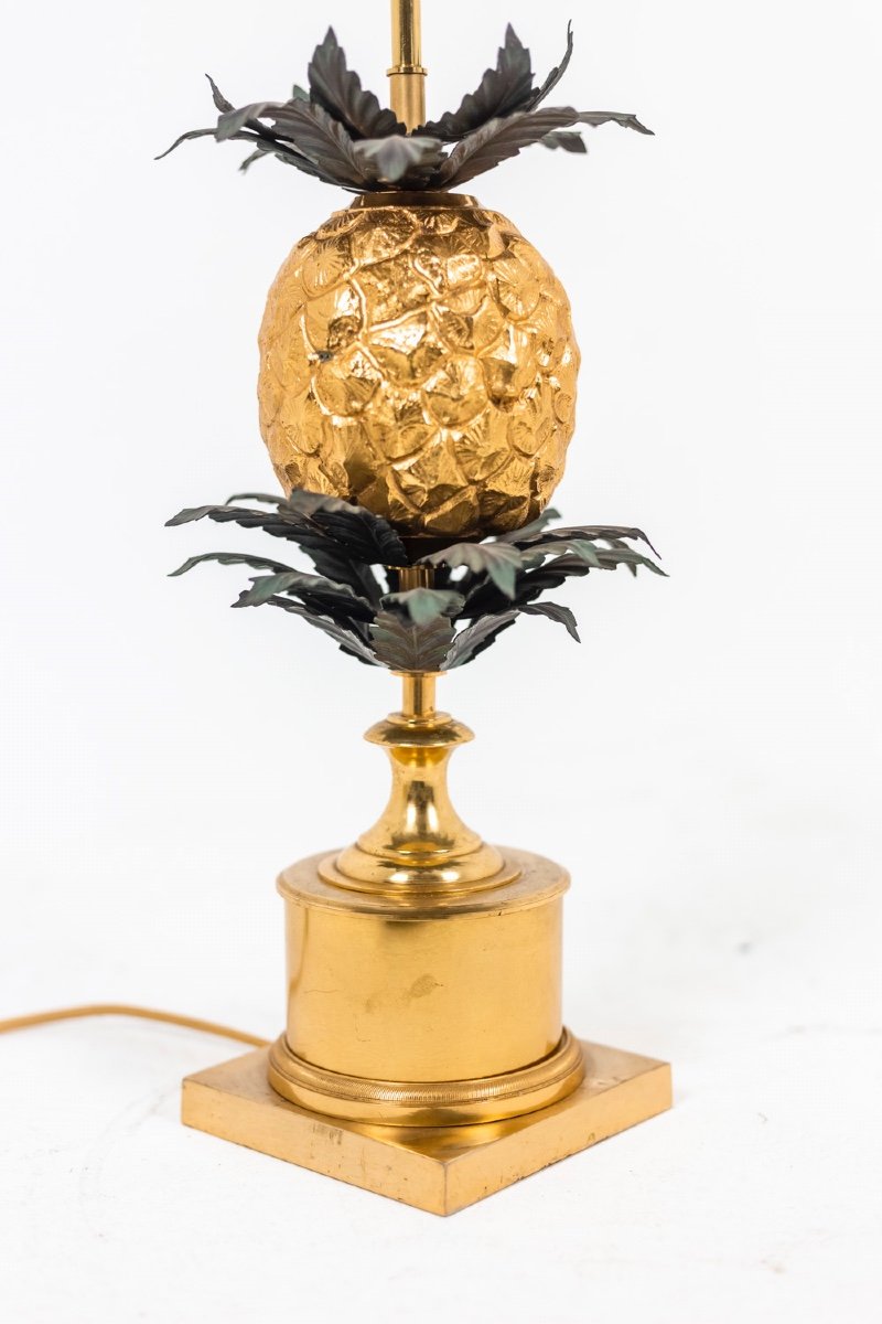 Maison Charles, Lampe Ananas En Bronze, Années 1960 - Ls4523511 -photo-3