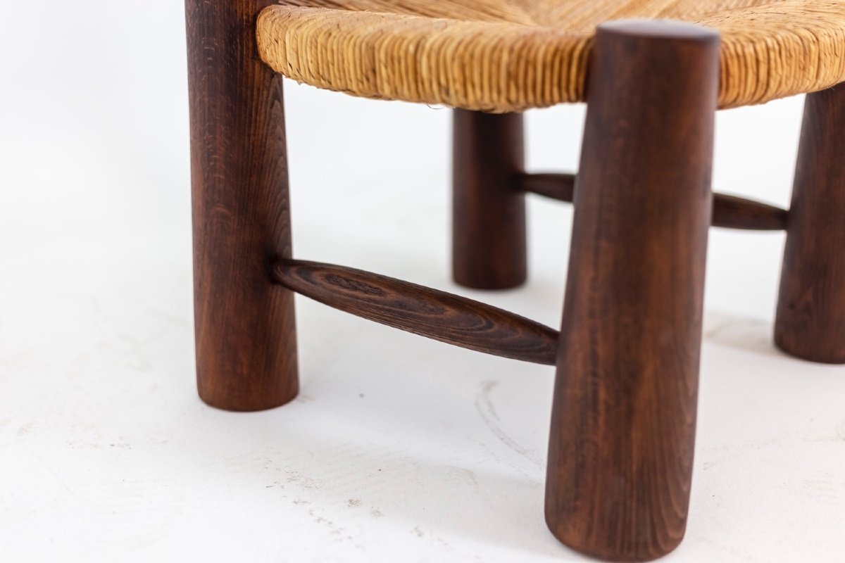 Pair Of Straw Chairs, 1940's - Ls4543331-photo-3