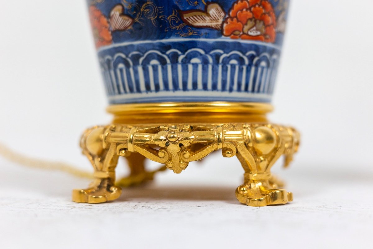 Pair Of Lamps In Imari Porcelain And Gilt Bronze, Circa 1880, Ls4547631-photo-3