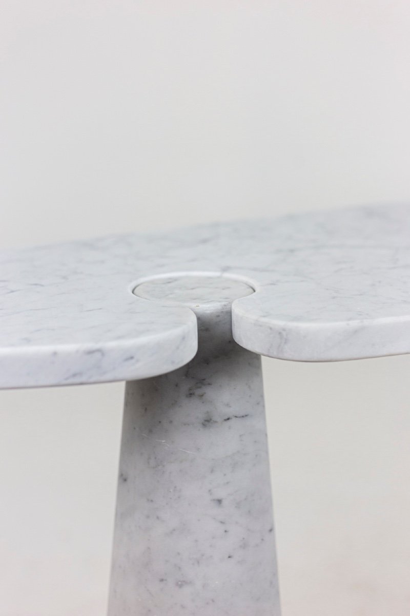 Angelo Mangiarotti, Console “eros” In Calacatta White Marble, 1970s, Ls46143751-photo-2