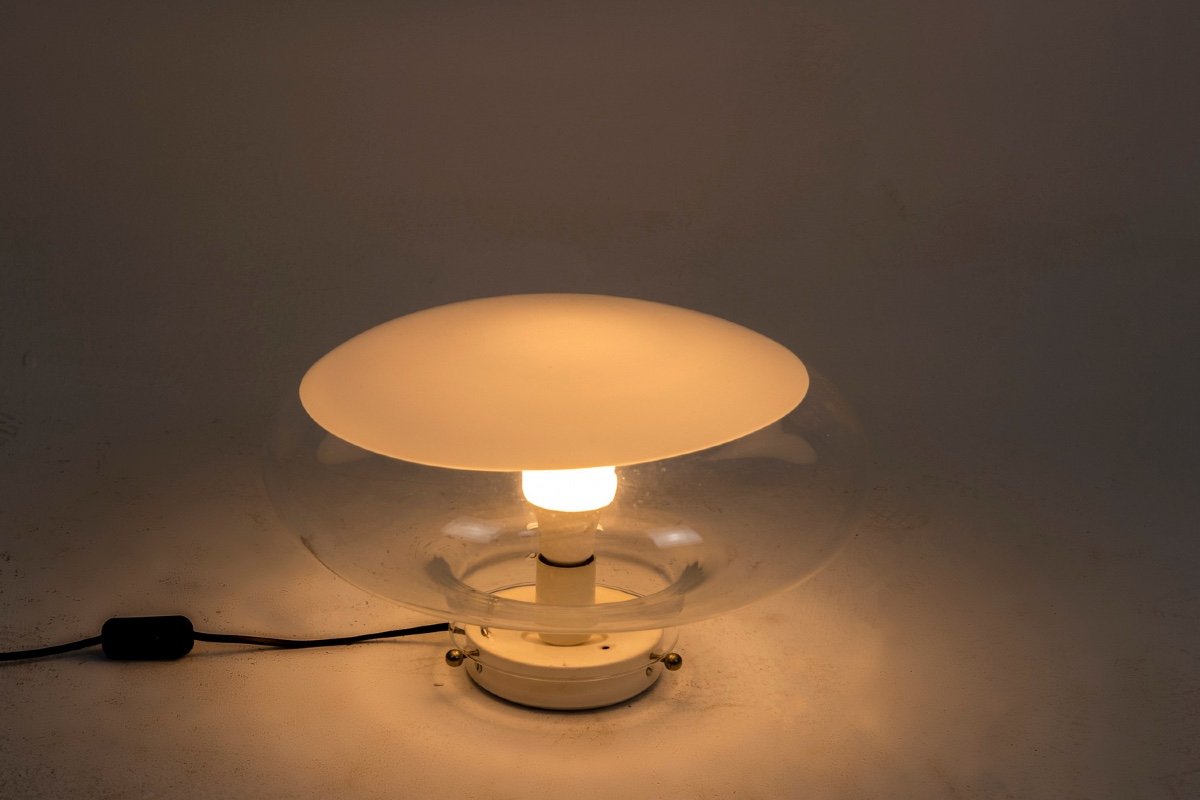 Roberto Pamio, Lampe En Verre, Années 1960, Ls4619201-photo-3