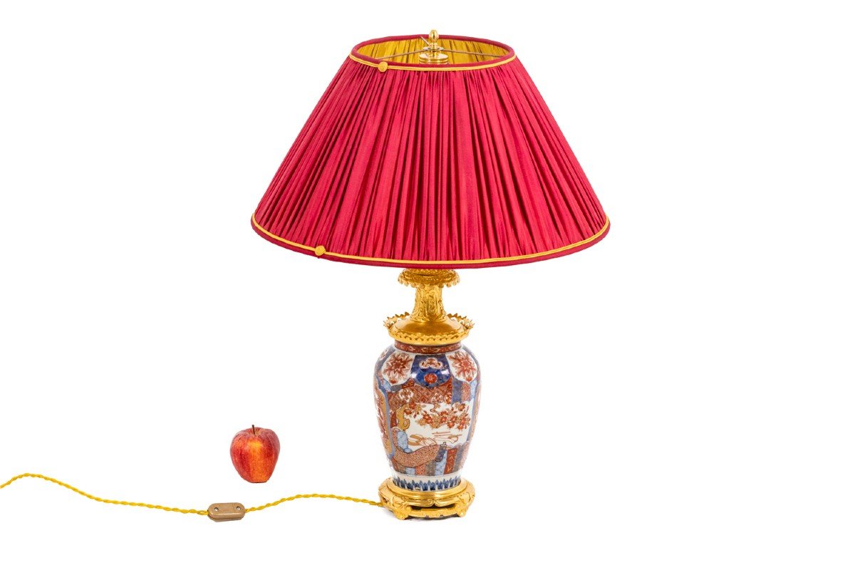 Lampe en porcelaine d’Imari et bronze doré, circa 1880, LS4605391-photo-2