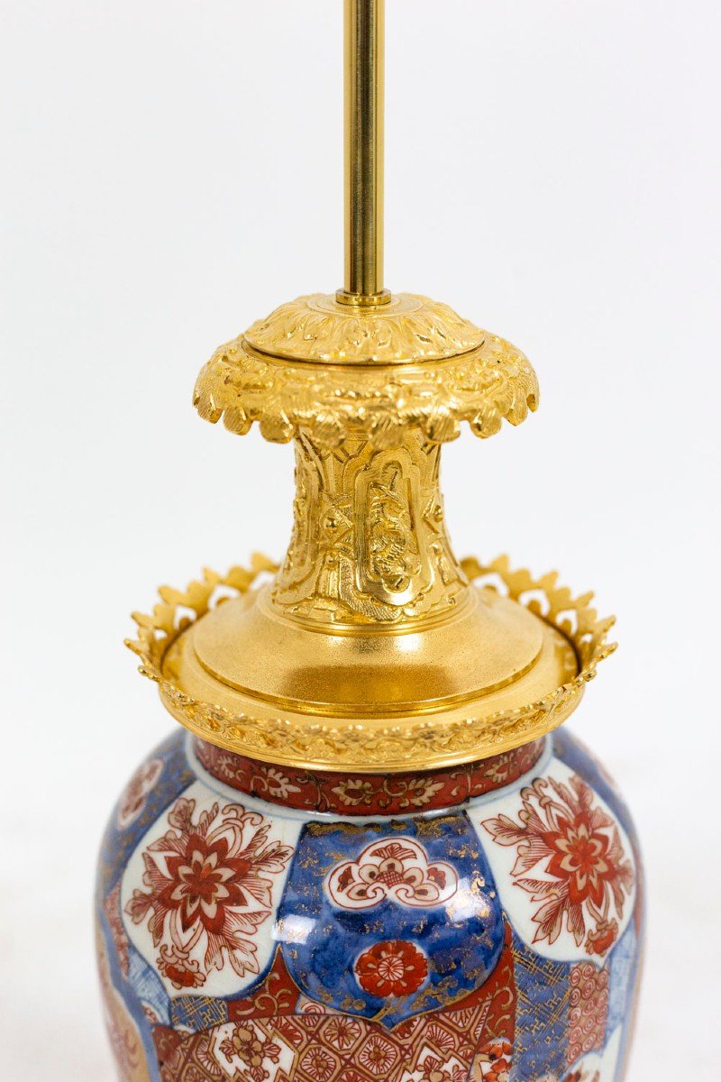 Lampe en porcelaine d’Imari et bronze doré, circa 1880, LS4605391-photo-8