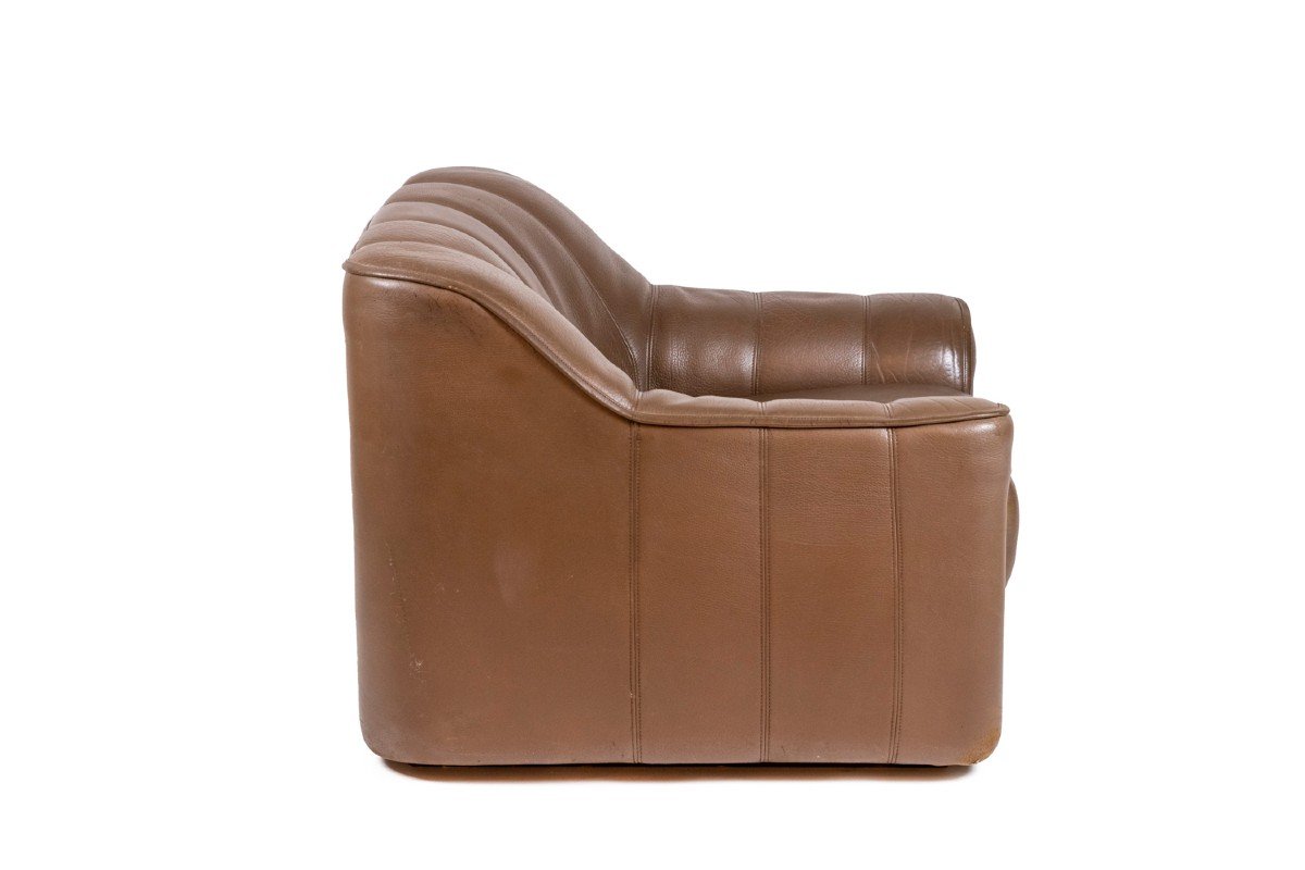 Leather Armchair And Ottoman, 1970s, Ls48011051-photo-5