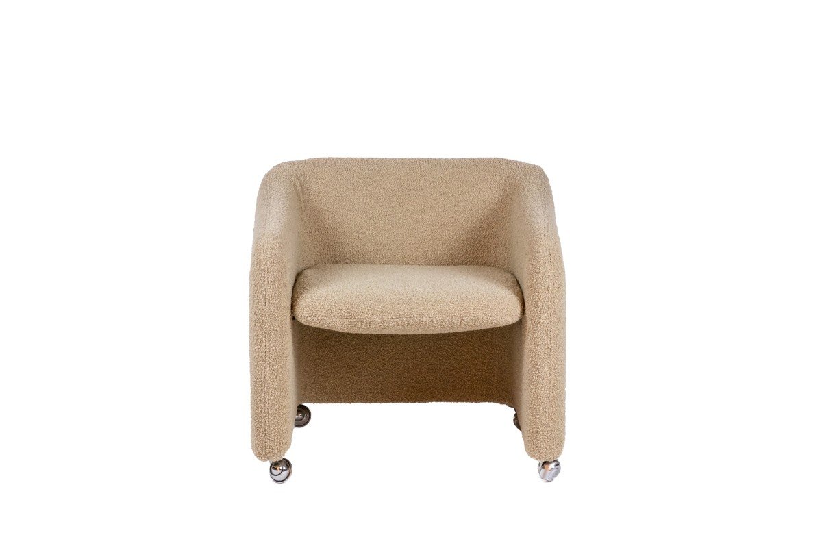 Pair Of Armchairs In Curly, 1970s, Ls47981251-photo-4