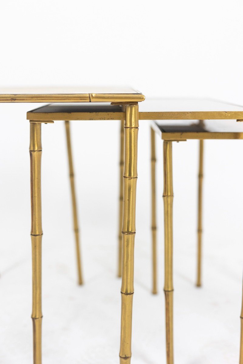 Maison Baguès, Set Of Nesting Tables, 1970s, Ls5068121-photo-3