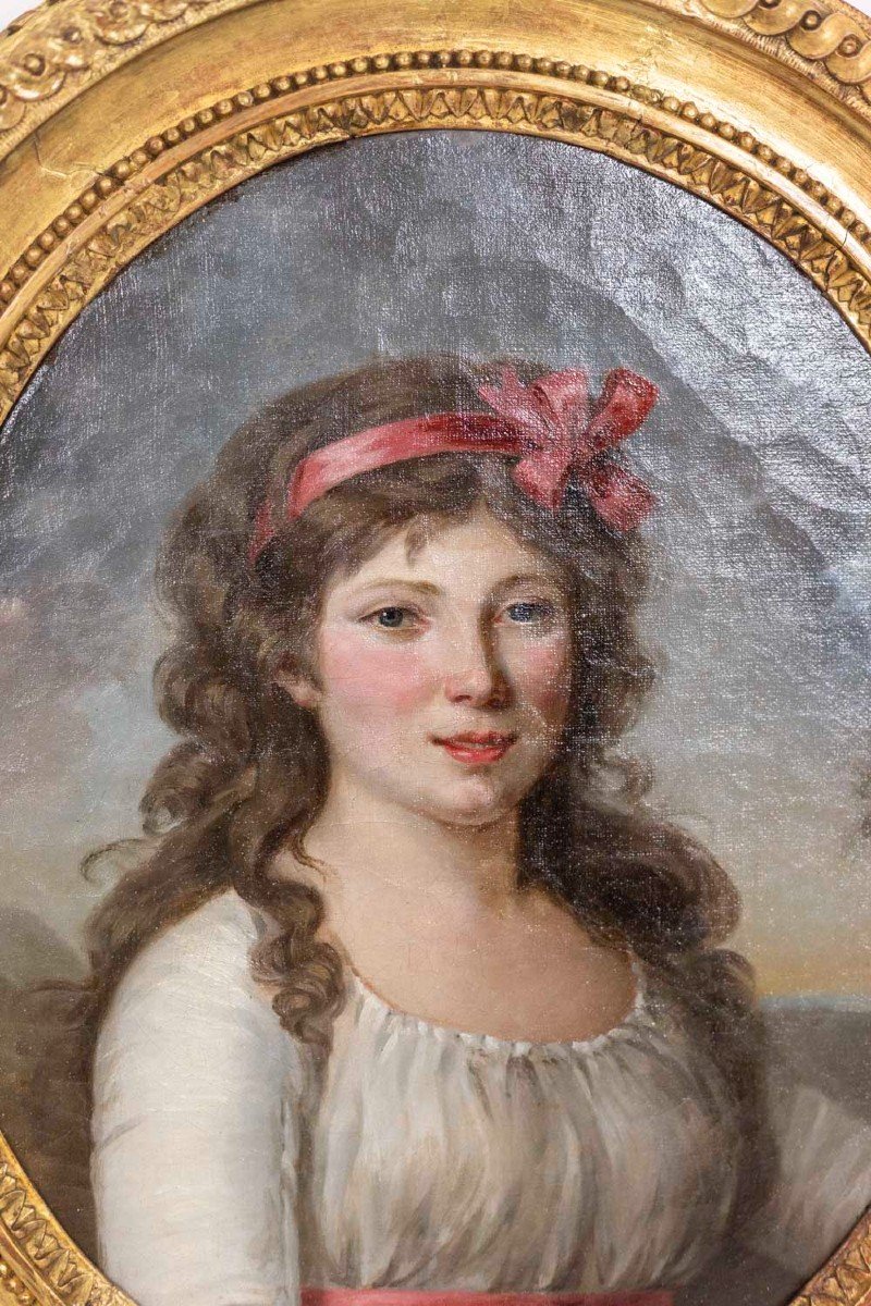Directoire Period Portrait Of A Young Woman, Circa 1800, Ls51621004-photo-1