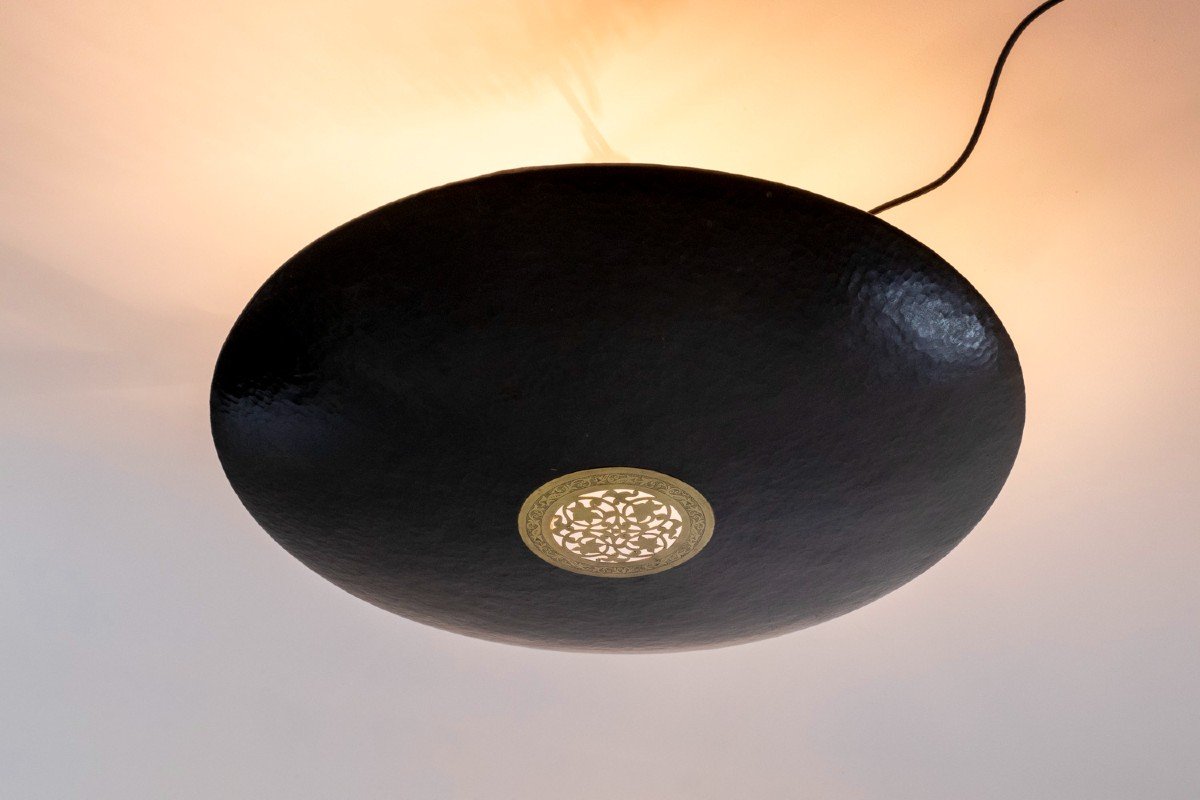 Applique, Ou Suspension, De Style Mauresque En Laiton, XXe Siècle, Ls51631503-photo-3