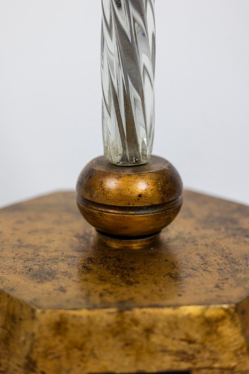 Maison Baguès, Floor Lamp In Glass And Gilded Metal, 1950s, Ls5077251a-photo-5