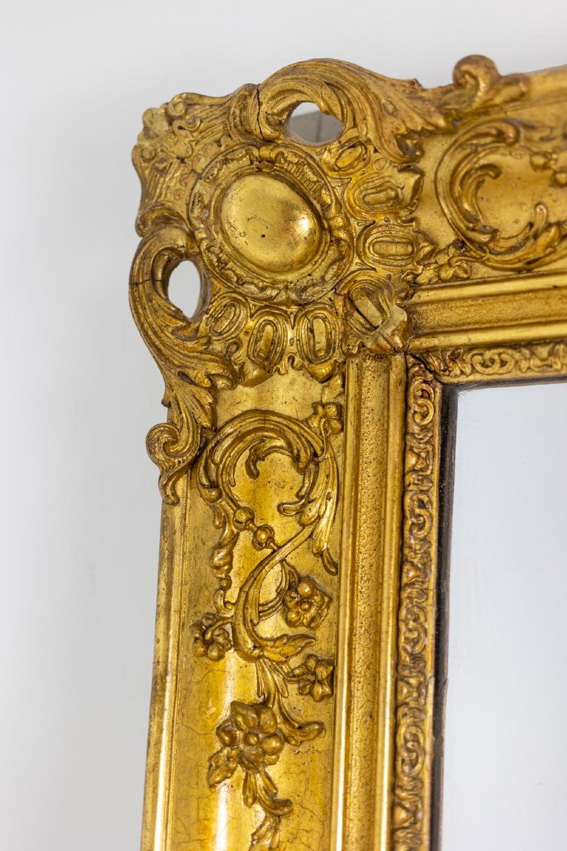 Mirror Trumeau Regency Style In Gilded Wood, 19th Century, Ls4819551a-photo-1