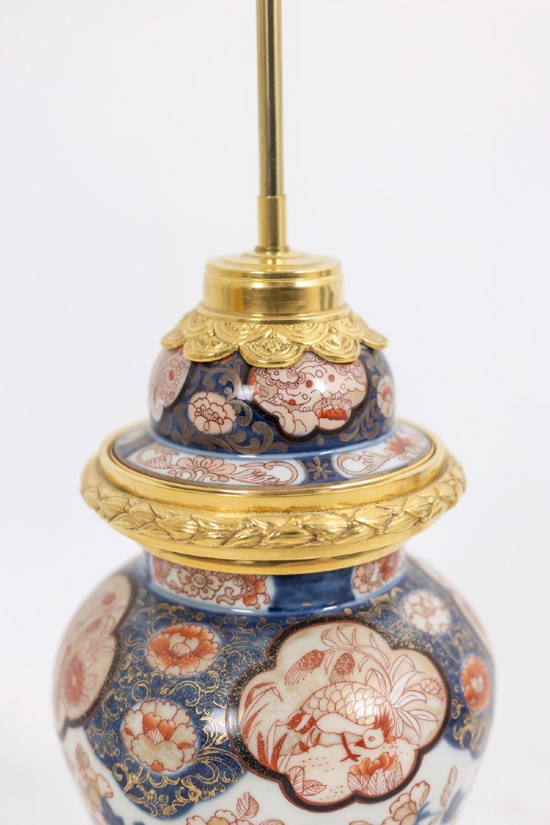 Lamp In Imari Porcelain And Gilt Bronze, Circa 1880, Ls5057431b-photo-5