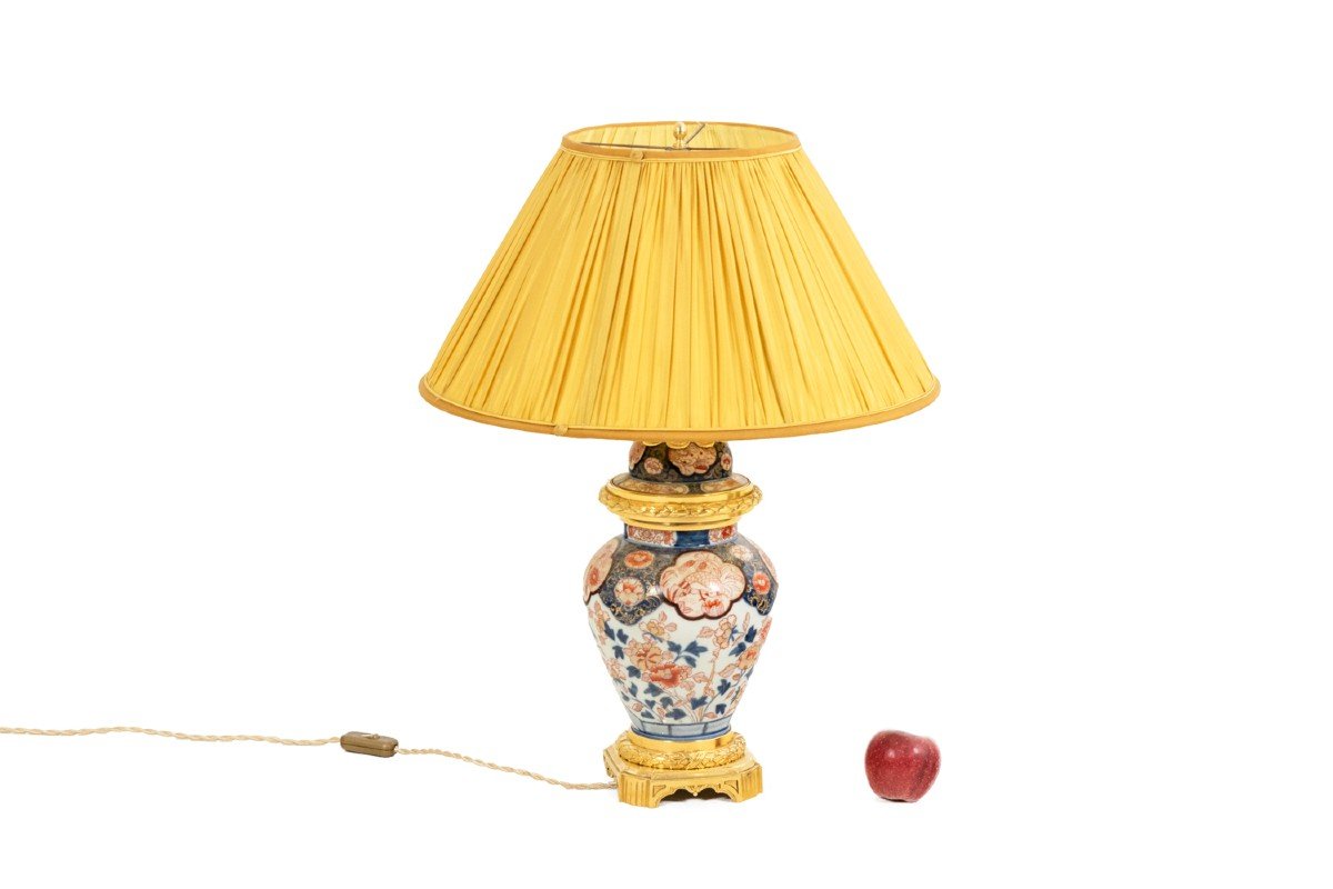 Lampe En Porcelaine D’imari Et Bronze Doré, Circa 1880, LS5057431B-photo-8