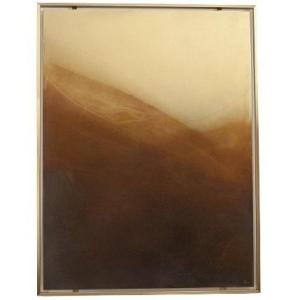 Tableau En Laiton Patiné "abstraction Opus V". Travail Contemporain. Ls59481209i