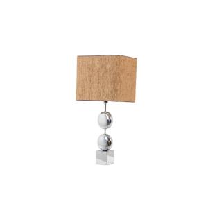 Lampe en métal chromé. Signée Chalier Paris. Années 1970 LS6558259