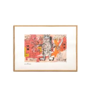 Jean-Michel Basquiat. Sérigraphie en couleurs numérotée. Années 1990. LS6633i82/1