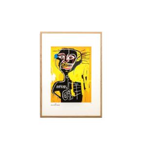 Jean-michel Basquiat. Numbered Color Silkscreen Print. 1990s. Ls6633j81/1