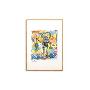 Jean-michel Basquiat. Numbered Color Silkscreen Print. 1990s. Ls6633l82/1