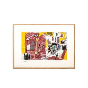 Jean-Michel Basquiat. Sérigraphie en couleurs numérotée. Années 1990. LS6633H83/1