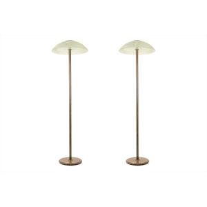 Andrée Putman  Paire de lampadaires de style Art Déco. Vers 1980 LS51971908Z