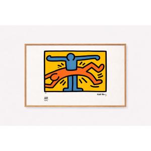 Keith Haring. Numbered Color Silkscreen Print. 1990s Ls6794a-68a