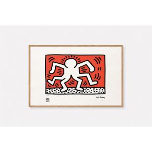Keith Haring. Numbered Color Silkscreen Print. 1990s Ls6794b-68b