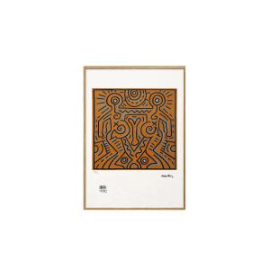 Keith Haring. Numbered Color Silkscreen Print. 1990s Ls6794c-68c