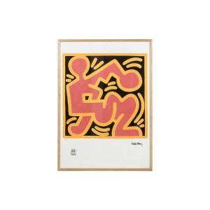 Keith Haring. Numbered Color Silkscreen Print. 1990s Ls6794d-68d