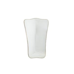 Gio Ponti, dans le style de. Miroir cerclé de laiton patiné. Années 1990. LS6622806