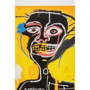 Jean-michel Basquiat. Numbered Color Silkscreen Print. 1990s.