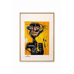 Jean-michel Basquiat. Numbered Color Silkscreen Print. 1990s.