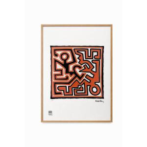 Keith Haring. Numbered Color Screenprint. 1990s. Ls6794n-68n