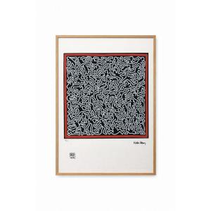 Keith Haring. Color Screenprint Numbered 103/150. 1990s. Ls6794p-68p