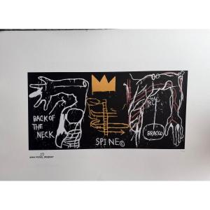 Jean-michel Basquiat. Numbered Color Silkscreen. 1990s. Ls6795-68a