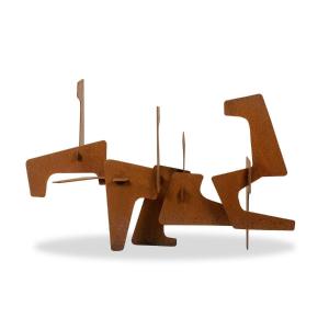 MPCEM. Sculpture abstraite en acier corten. Pièce unique, 2014. LS6817709