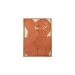 Bas-relief Panel “oh! Break Out The Frame!”. Contemporary. Ls68253002