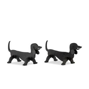 Edouard Shenck. Pair Of Zoomorphic Wrought-iron Andirons. 1950s.