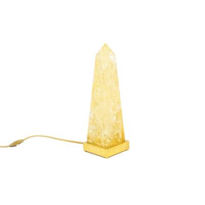 Pierre Giraudon, Obelisk Lamp In Fractal Resin, 1970’s - Ls3704301