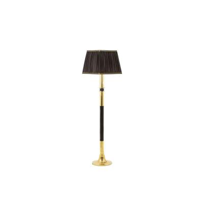 Floor Lamp In Wood And Gilt Brass, 1970’s - Ls4168401