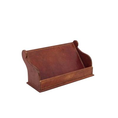 Letter Holder In Leather, 20th Century - Op521201