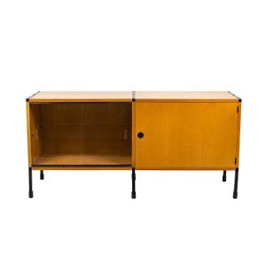 Arp, Sideboard In Ash And Metal, 1950s, Ls4714351