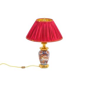 Lamp In Imari Porcelain And Gilt Bronze, Circa 1880, Ls4605391