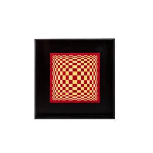 Kinetic Straw Marquetry Panel, Contemporary Work, Ls5218352b