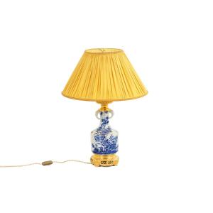 Lampe En Porcelaine Japonaise Et Bronze Doré, Circa 1880, LS5095331A