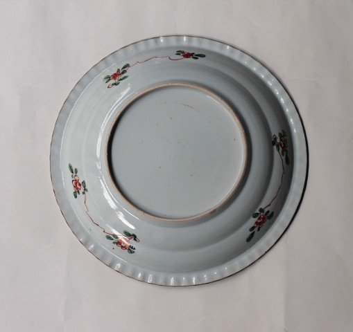 Chinese Porcelain Plate With Famille Verte Decoration, Kangxi Period (1662-1722).-photo-3