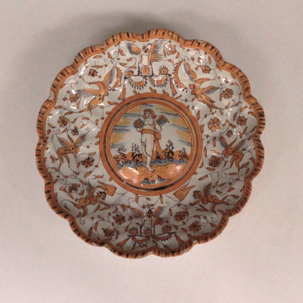 Coupe en Faïence de Haarlem (Hollande) milieu du 17e siècle