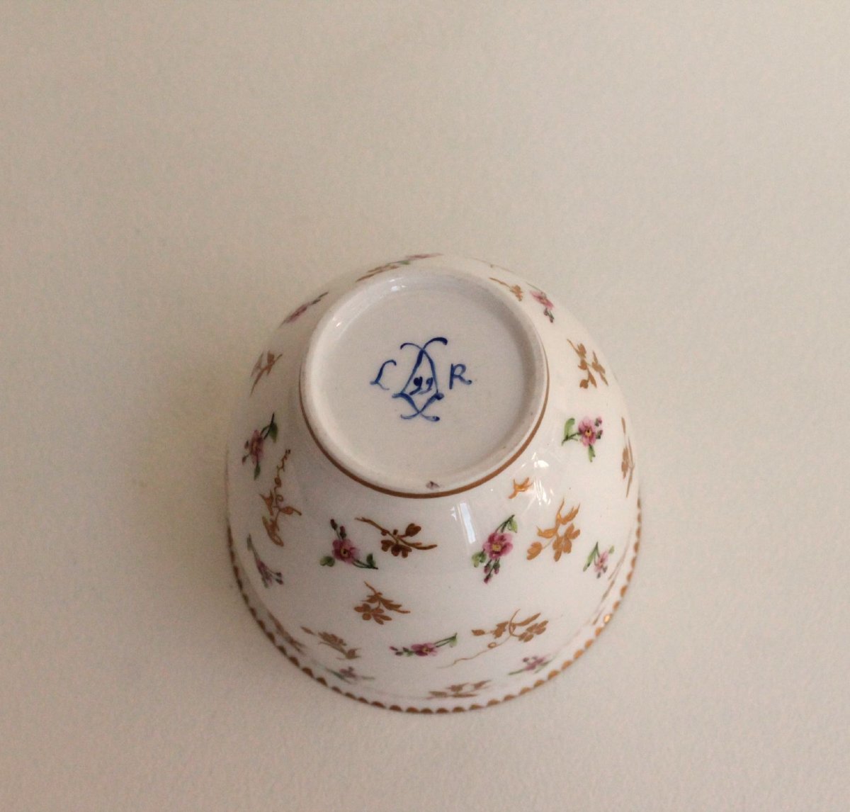 "calabre" Sugar Bowl Made Of Sèvres Soft-paste Porcelain, 18th Century.-photo-3