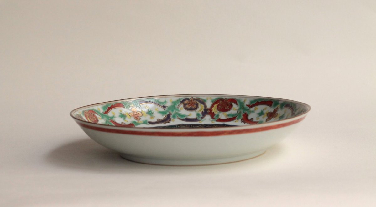 A Chinese Porcelain Bowl Decorated With A Bouquet Of Flowers, Based On A Design By C. Pronk. Qianlong Period.-photo-2