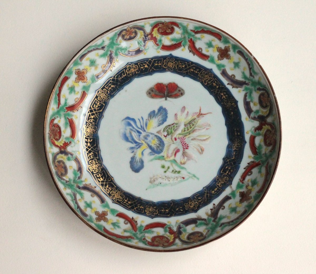 A Chinese Porcelain Bowl Decorated With A Bouquet Of Flowers, Based On A Design By C. Pronk. Qianlong Period.