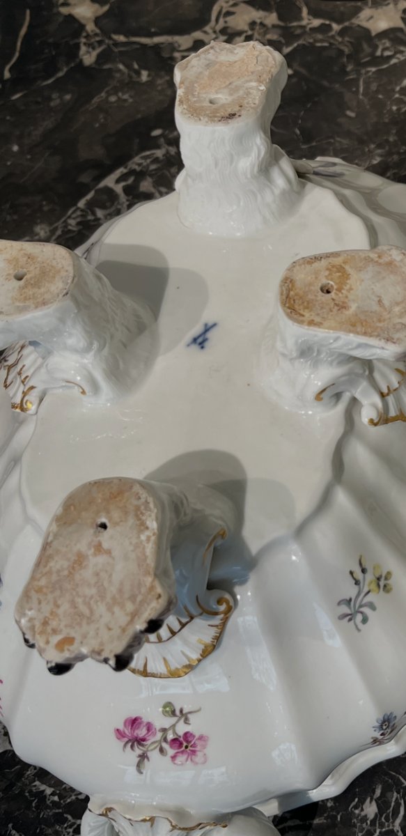 Meissen Porcelain Terrine (saxony, Germany), Mid-18th Century.-photo-4